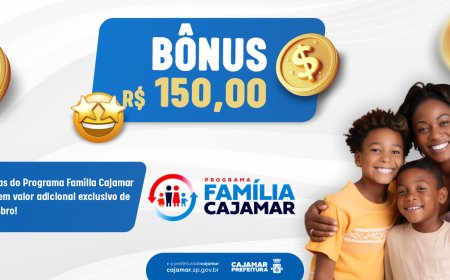 Famílias do Programa Família Cajamar recebem valor adicional exclusivo de dezembro