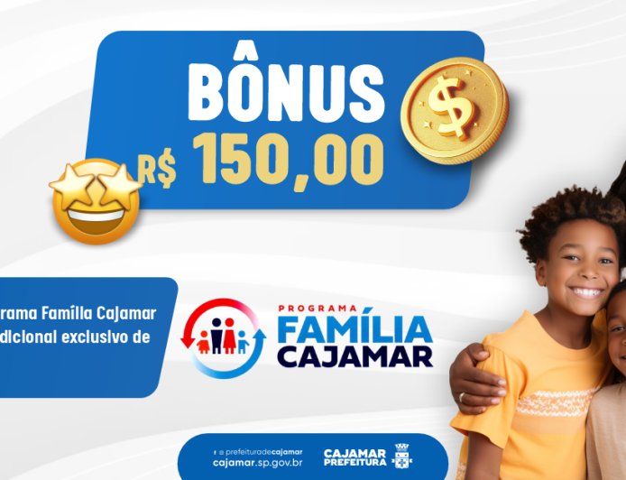 Famílias do Programa Família Cajamar recebem valor adicional exclusivo de dezembro