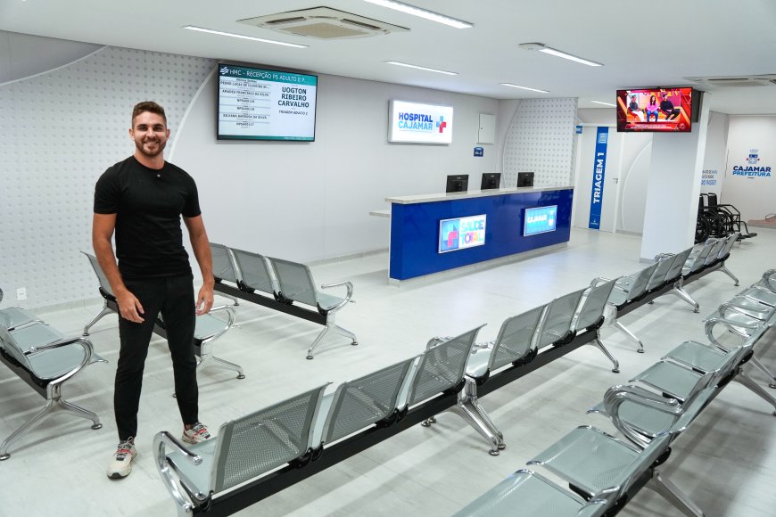 Kauan entrega nova recepção do Hospital Municipal e anuncia ortopedista e ultrassom 24h