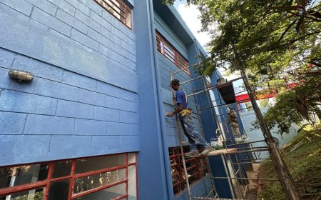 Prefeitura de Cajamar intensifica obras em escolas da rede municipal durante as férias