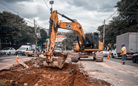 Prefeitura avança com obras viárias e de drenagem na Avenida Tenente Marques