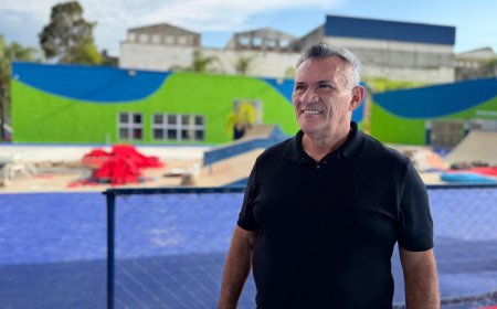 Tarcísio do Mercado acompanha obras de reforma e ampliação da PEC do Parque Maria Aparecida