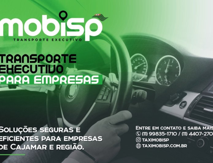 Táxi Mobi SP se consolida como nova opção em transporte executivo corporativo em Cajamar e região