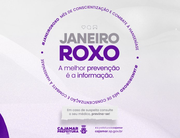 Janeiro Roxo reforça a conscientização e o combate à hanseníase