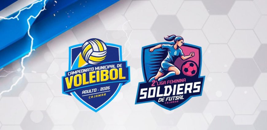 Prefeitura de Cajamar abre inscrições para o Campeonato Municipal Feminino de Voleibol e a 2ª Liga Feminina Soldiers de Futsal