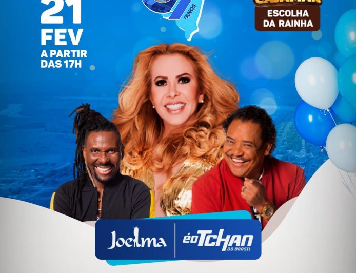 CAJAMAR 67 ANOS COM JOELMA E É O TCHAN EM UMA FESTA INESQUECÍVEL!