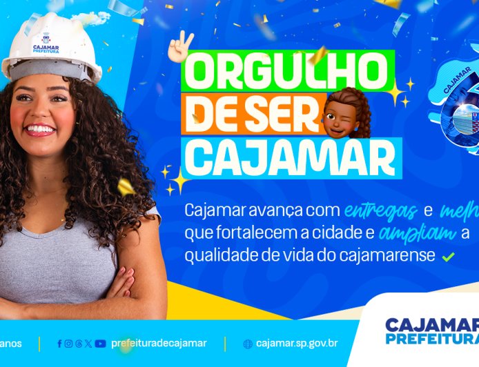 Orgulho de Ser Cajamar: 67 anos de crescimento e transformação