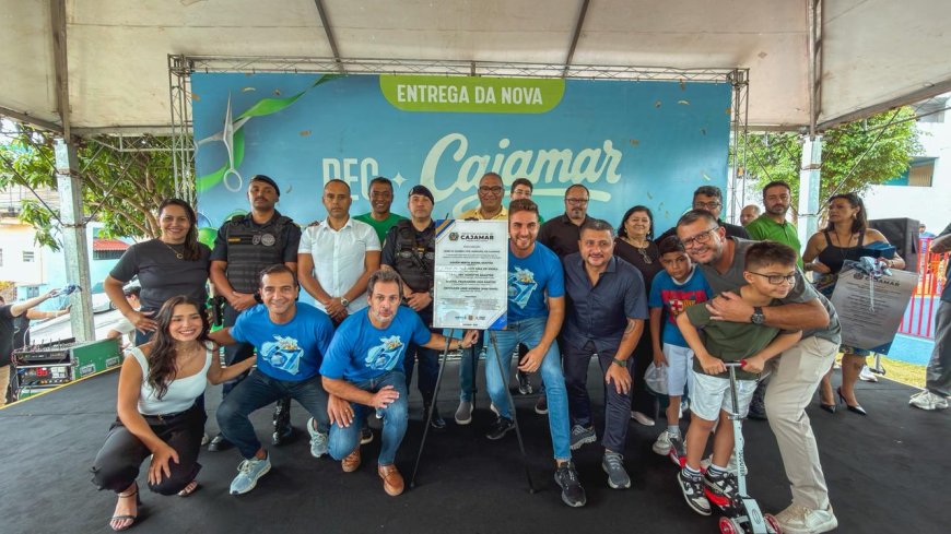 Kauan realiza entrega da Praça de Esportes e Cultura totalmente revitalizada
