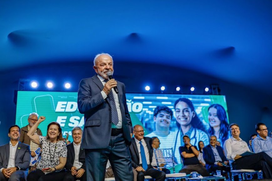 Presidente Lula anuncia conjunto de investimentos em educação e saúde em Mauá (SP)