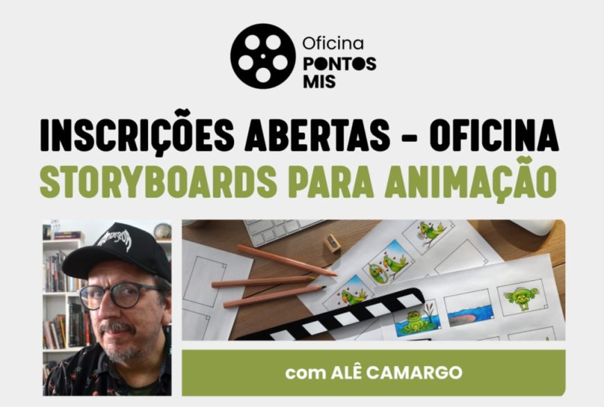 Pontos Miss traz oficina de storyboard para animação a Cajamar