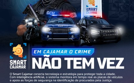 COM O SMART CAJAMAR, O CRIME NÃO TEM VEZ!