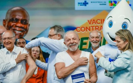 Com Lula e Alckmin vacinados em Anápolis (GO), Governo do Brasil promove a Campanha Nacional de Vacinação contra a Influenza