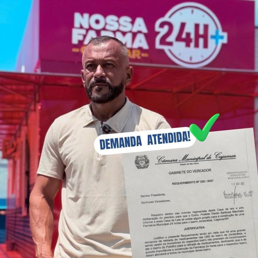 Vereador Flávio Comajo tem requerimento atendido pelo Executivo