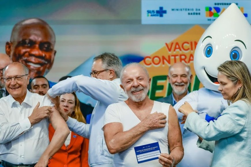 Com Lula e Alckmin vacinados em Anápolis (GO), Governo do Brasil promove a Campanha Nacional de Vacinação contra a Influenza