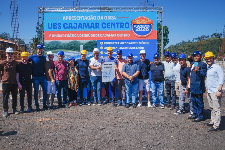 Cajamar anuncia construção de nova UBS e mais de R$ 15 milhões em investimentos na saúde