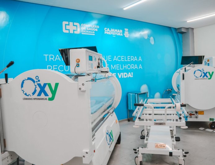 Cajamar apresenta primeiros resultados do uso de câmara hiperbárica na rede municipal de saúde