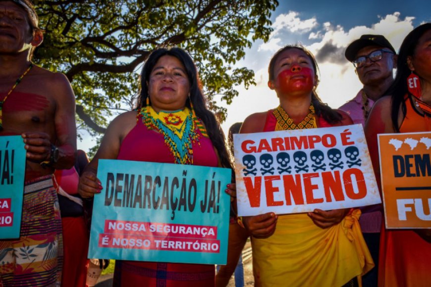 Acampamento Terra Livre inicia atividades do Abril Indígena, em Brasília (DF)