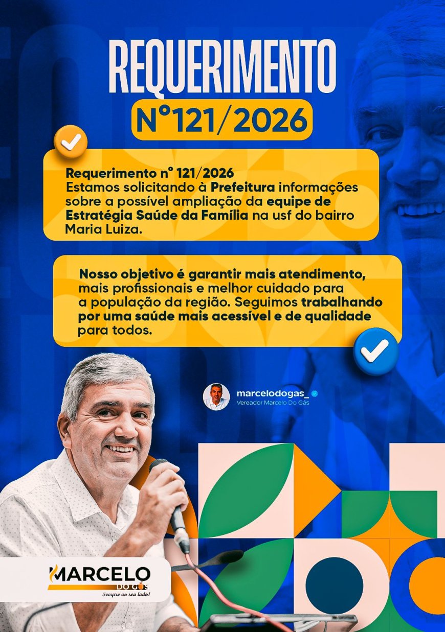 Vereador Marcelo do Gás