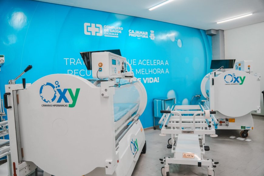 Cajamar apresenta primeiros resultados do uso de câmara hiperbárica na rede municipal de saúde